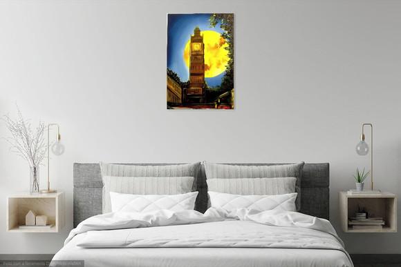 Quadros Paisagem Urbana Londres Uk Big Ben Presente de Natal