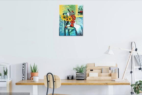 Quadros para Cozinha Pintura Tela Tomates Presente de Natal