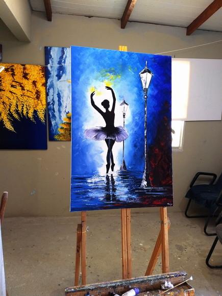 Quadros para Sala e Quarto Bailarina Dança Presente de Natal