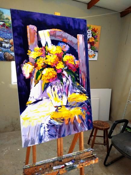 Quadros para Sala e Quarto Flores Presente de Natal
