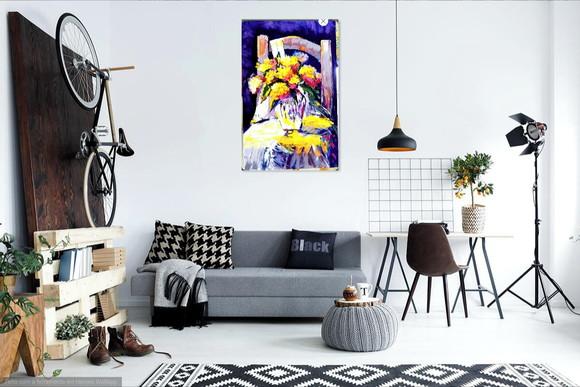 Quadros para Sala e Quarto Flores Presente de Natal