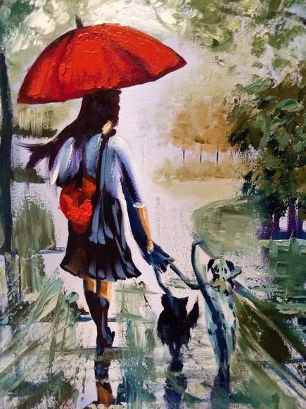 Quadros para Sala e Quarto Mulher com Cachorros Black Friday