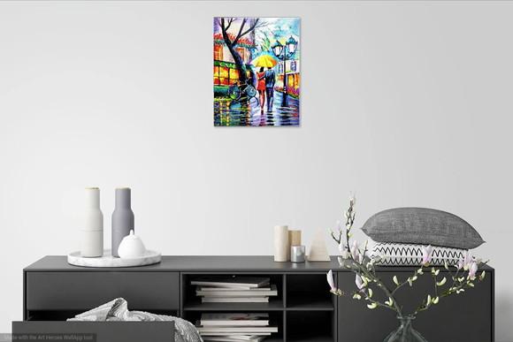 Quadros para Sala e Quarto Paisagem Café Presente de Natal