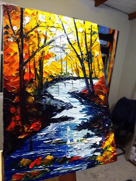 Quadros para Sala e Quarto Paisagem Rio Presente de Natal
