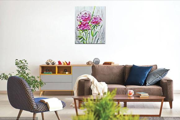 Quadros para Sala e Quarto Pintura Presente de Natal