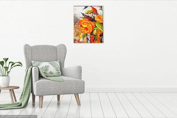 Quadros para Sala e Quarto Pintura Tela Presente de Natal