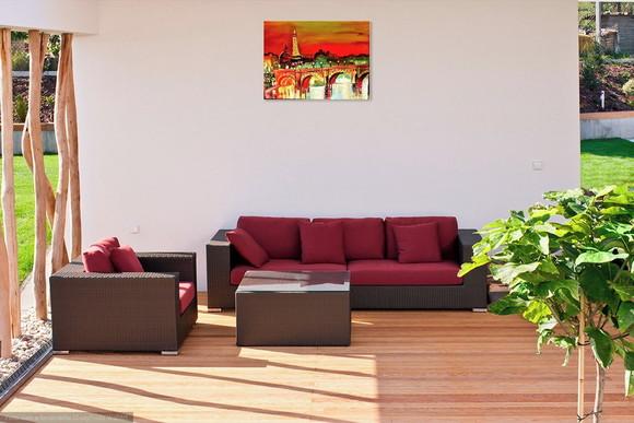 Quadros para Sala e Quarto Pintura Urbana França Friday