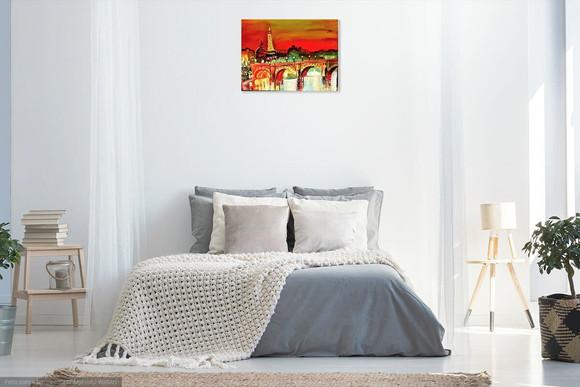Quadros para Sala e Quarto Pintura Urbana França Friday