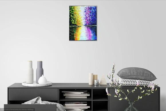 Quadros para Sala Paisagem Reflexo na Água Presente de Natal