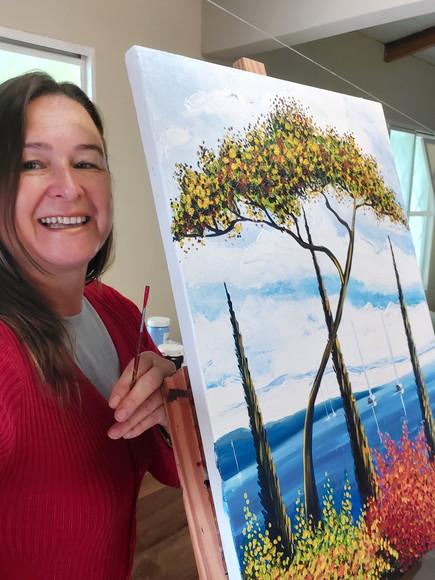 Quadros para Sala Pintura Mar Barco a Vela Presente de Natal