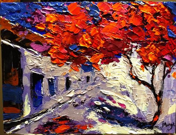 Quadros para Sala Pintura Tela Paisagem Presente de Natal