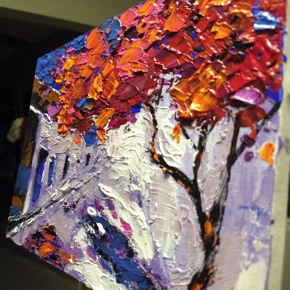 Quadros para Sala Pintura Tela Paisagem Presente de Natal