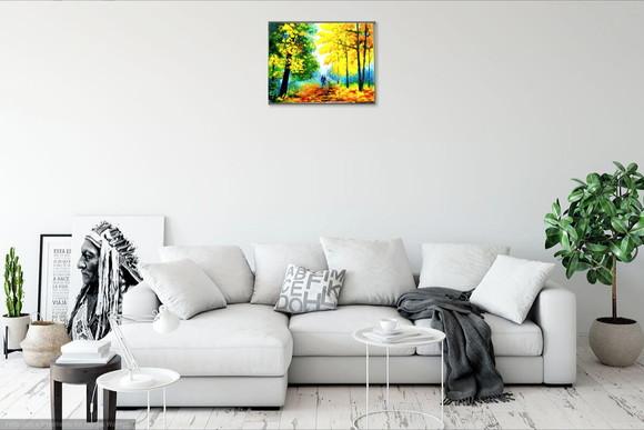 Quadros para Sala Pintura Tela Paisagem Presente de Natal