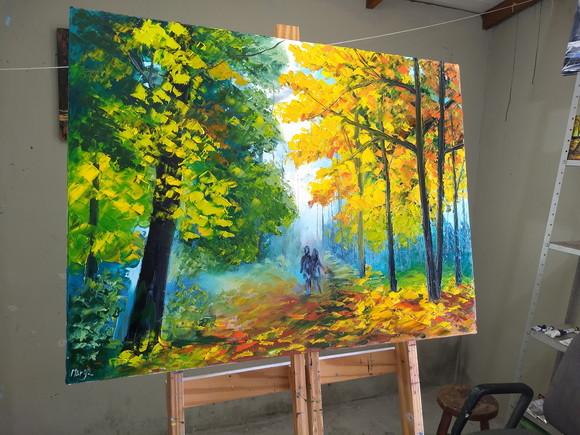 Quadros para Sala Pintura Tela Passagem Presente de Natal