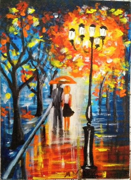 Quadros para Sala Pintura Tela Urbana My Love Black Friday