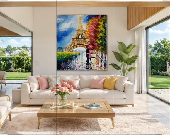 Quadros para Sala Pinturatela França Love Galerias Lafayette