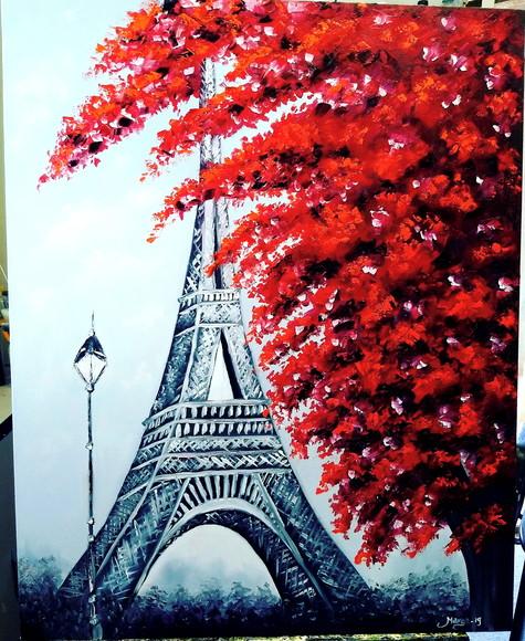 Quadros París Av Champs Elysees Torre Eiffel Black Friday
