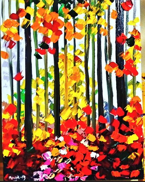 Quadros Pintura em Tela Abstrato Moderno Presente de Natal