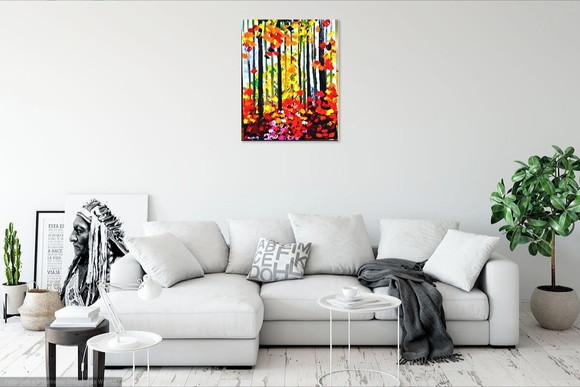 Quadros Pintura em Tela Abstrato Moderno Presente de Natal