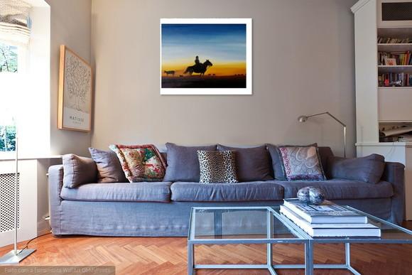 Quadros Pintura em Tela Campo Gaúcho Campeiro Black Friday
