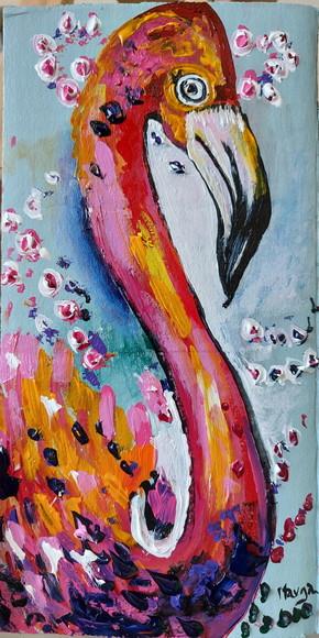 Quadros Pintura em Tela Cisne Ave Animais Aquarela Abstrato