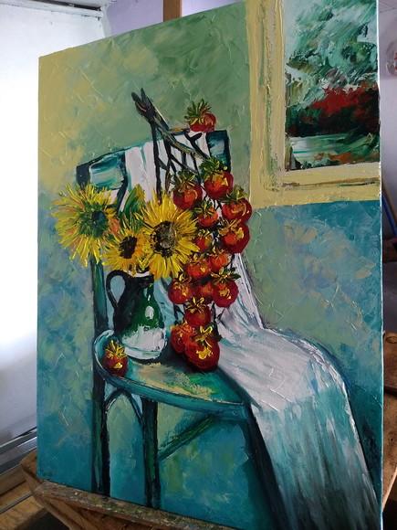 Quadros Pintura em Tela Cozinha Sala de Jantar Tomates