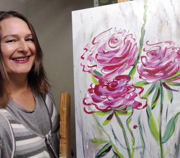 Quadros Pintura em Tela Moderno Aquarelado Black Friday