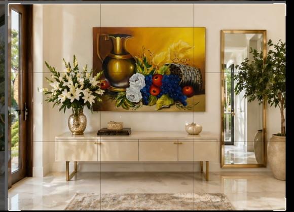 Quadros Pintura em Tela Natureza Morta Frutas Black Friday