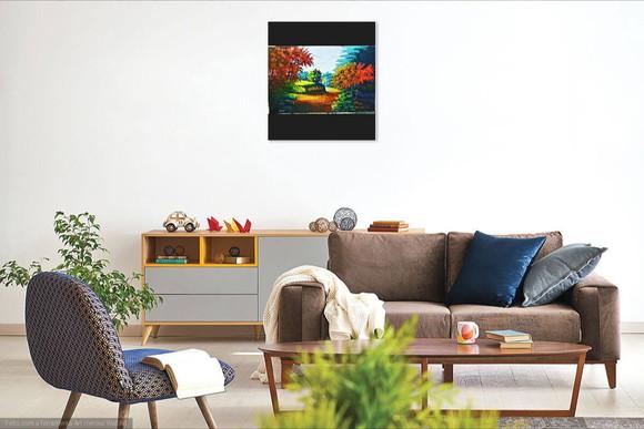 Quadros Pintura em Tela Paisagem Caminho Rural Black Friday