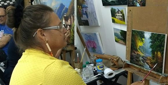 Quadros Pintura em Tela Paisagem Lage de Pedra Black Friday