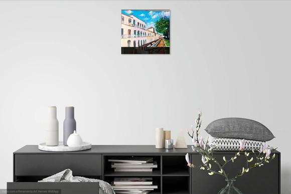 Quadros Pintura em Tela Paisagem Urbana São Luís Maranhão