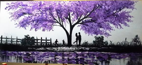 Quadros Pintura Familia Divertida Jacarandá Black Friday