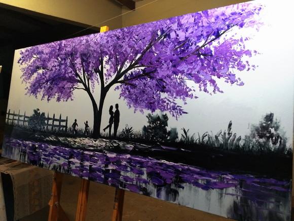 Quadros Pintura Familia Divertida Jacarandá Black Friday