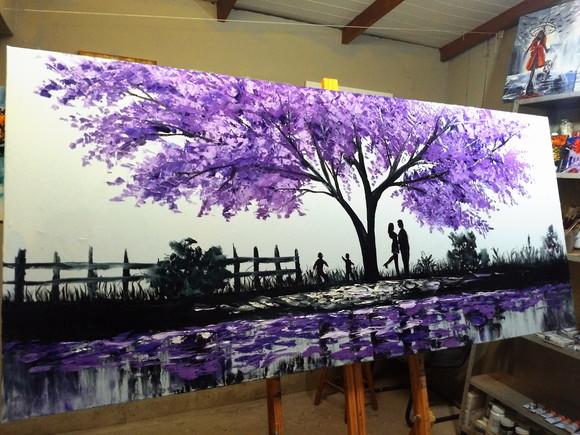 Quadros Pintura Familia Divertida Jacarandá Black Friday
