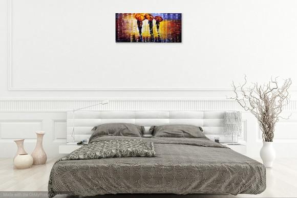 Quadros Pintura Moderno União Amizade Famíy Black Friday