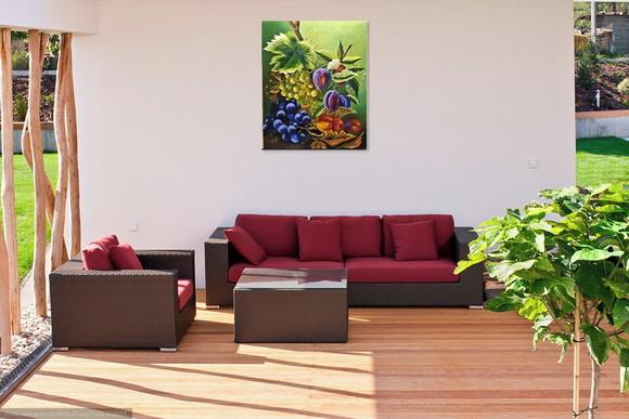 Quadros Pintura Tela Cozinha Gourmet Sala de Jantar Frutas
