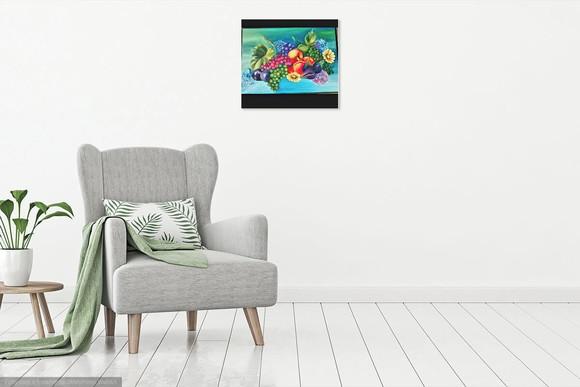 Quadros Pintura Tela Cozinha Gourmet Sala de Jantar Frutas