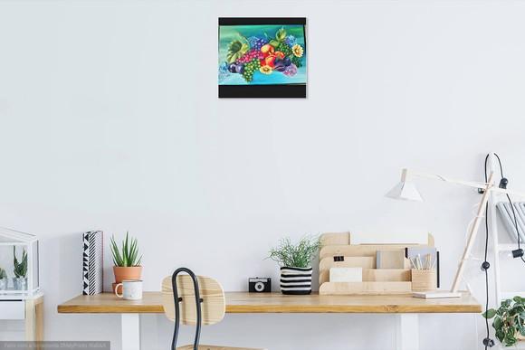 Quadros Pintura Tela Cozinha Gourmet Sala de Jantar Frutas