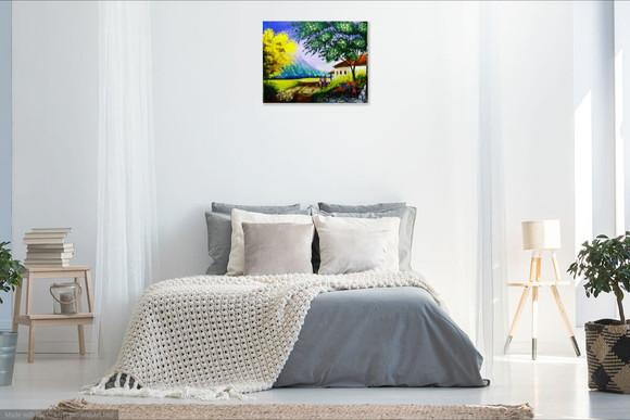 Quadros Pintura Tela Paisagem Casa Campo Pasto Black Friday