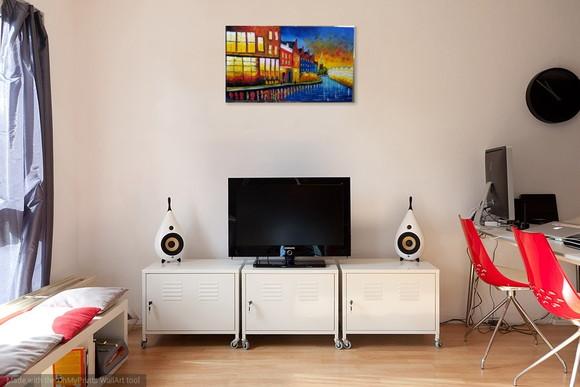 Quadros Pintura Urbana Copenhagen Dinamarca Black Friday