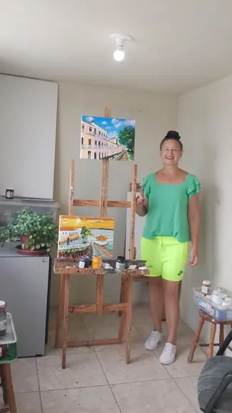 Par de Quadros Decorativos Casario São Luís Maranhão