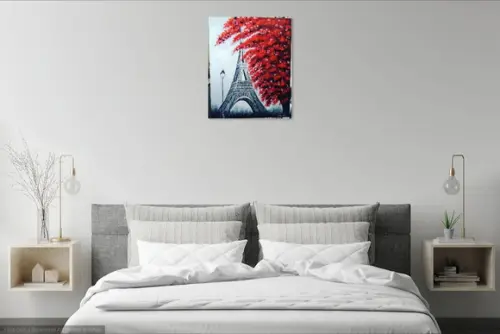 Quadro Av Champs Elysees Torre Eiffel Presente de Natal