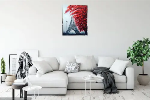 Quadro Av Champs Elysees Torre Eiffel Presente de Natal