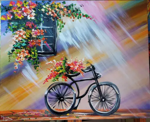 Quadro Decorativo Esportes Bicicleta Bike Presente de Natal