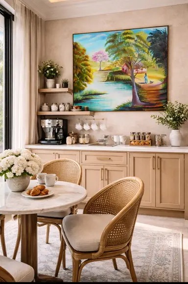 Quadro Decorativo Paisagem Rio Mulher Dog Presente de Natal