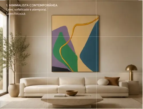 Quadro Decorativo para Quarto e Sala Pintura Orgânica