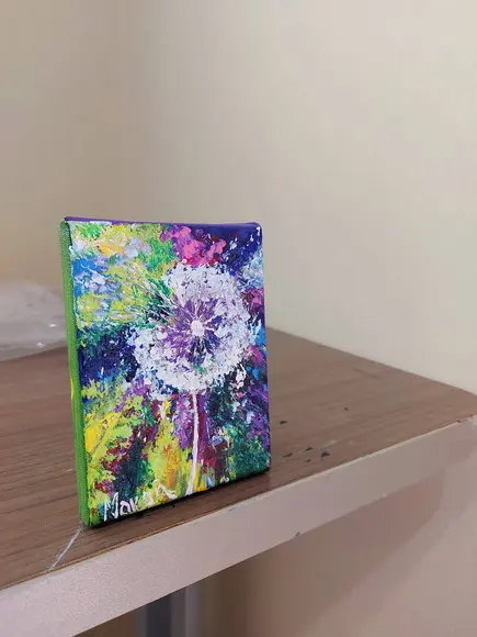 Quadro Decorativo para Sala Dente de Leão Presente de Natal