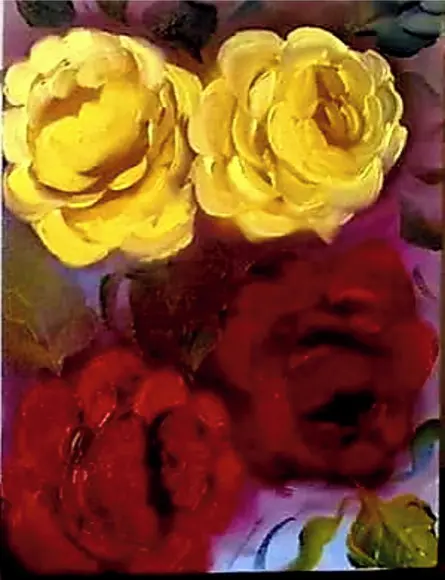 Quadro Decorativo para Sala e Quarto Rosas Presente de Natal