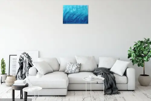 Quadro Decorativo Pintura em Tela Abstrato Moderno