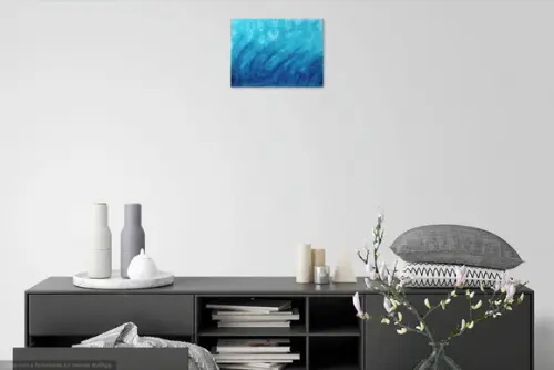 Quadro Decorativo Pintura em Tela Abstrato Moderno